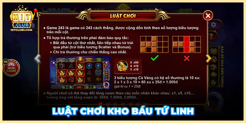 Luật chơi Kho báu Tứ Linh